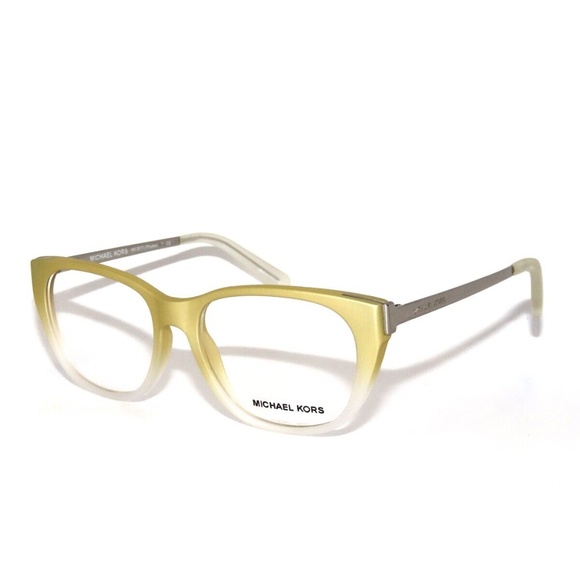 Michael Kors Phuket 8011 3038 52 Oak White Crystal Eyeglasses - Picture 1 of 5